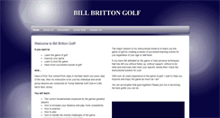 Desktop Screenshot of billbrittongolfschool.com